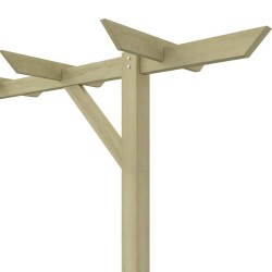 Pergola de jardin 205 x 40 x 203 cm Bois 
