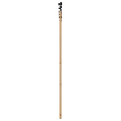 Porte coulissante avec kit de quincaillerie 61x198.5 cm en bois massif pin 