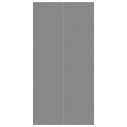 Bâche de piscine gris clair 500x250 cm géotextile polyester 