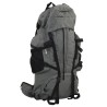 Sac à dos de randonnée gris 100 L tissu oxford 