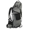 Sac à dos de randonnée gris 100 L tissu oxford 