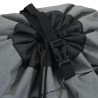 Sac à dos de randonnée gris 100 L tissu oxford 