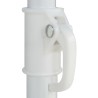 Parasol de plage Hawaii blanc 240 cm 