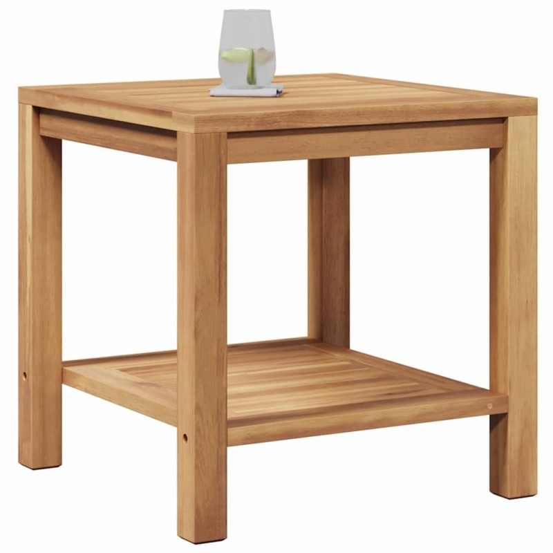 Table basse Marron 45 x 45 x 45 cm Bois de teck massif 