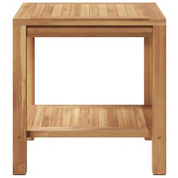 Table basse Marron 45 x 45 x 45 cm Bois de teck massif 