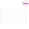 Poteaux de clôture 22 pcs U-Channel 100 cm Acier galvanisé 