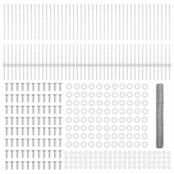 Poteaux de clôture 22 pcs U-Channel 100 cm Acier galvanisé 