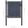 Portail de jardin Acier 100 x 100 cm Anthracite 