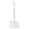 Miroir de vanité avec lumières LED blanc 60x45x18 cm 
