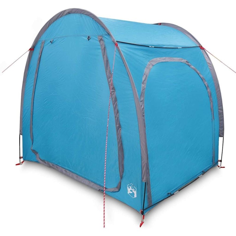 Tente de rangement pour vélos avec toit Bleu 218 x 156 x 180 cm 