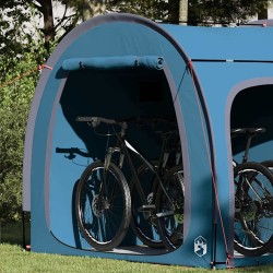 Tente de rangement pour vélos avec toit Bleu 218 x 156 x 180 cm 