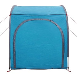 Tente de rangement pour vélos avec toit Bleu 218 x 156 x 180 cm 