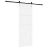 Porte coulissante avec quincaillerie 'ORKDAL', en pin blanc massif 