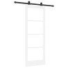 Porte coulissante avec kit de matériel 'ORKDAL'blanche 78x202 cm 