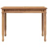 Table à manger de jardin 110x65x80 cm bois de teck solide 
