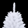 Sapin de Noël artificiel à charnières avec support blanc 150 cm 