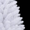 Sapin de Noël artificiel à charnières avec support blanc 150 cm 