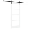 Porte coulissante avec quincaillerie 'ORKDAL'blanche 86x198,5 cm 
