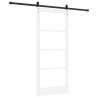 Porte coulissante avec quincaillerie 'ORKDAL'blanche 86x198,5 cm 