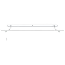 Tente manuelle retractable rayures multicolores 300x250 cm 