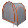 Tente de rangement pour vélos Gris et orange 218 x 156 x 180 cm 