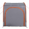 Tente de rangement pour vélos Gris et orange 218 x 156 x 180 cm 