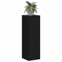 Supports de Plante 2 pcs Chêne Noir 25x25x80 cm Bois Ingénierie 