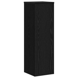 Supports de Plante 2 pcs Chêne Noir 25x25x80 cm Bois Ingénierie 