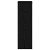 Supports de Plante 2 pcs Chêne Noir 25x25x80 cm Bois Ingénierie 