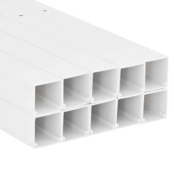 Goulotte de câble 60x40 mm 10 m PVC 
