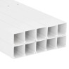 Goulotte de câble 60x40 mm 10 m PVC 