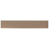 Panneaux muraux 12 pcs Cappuccino 90x15 cm Similicuir 1,62 m² 