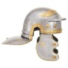 Casque de soldat romain antique pour GN Argenté Acier 
