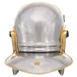 Casque de soldat romain antique pour GN Argenté Acier 