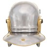 Casque de soldat romain antique pour GN Argenté Acier 