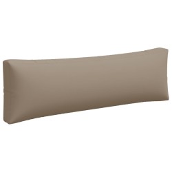 Coussins de palette lot de 3 taupe tissu 
