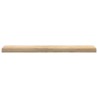 Appuis de fenêtre 2 pcs non traité 100x15x2cm bois chêne massif 