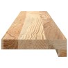 Appuis de fenêtre 2 pcs non traité 100x15x2cm bois chêne massif 