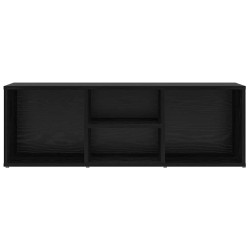 Banc de rangement pour chaussures Chêne noir 102 x 35 x 35 cm 