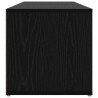 Banc de rangement pour chaussures Chêne noir 102 x 35 x 35 cm 