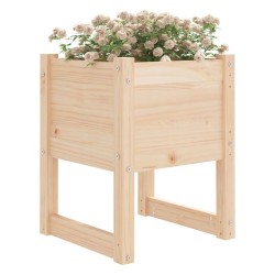 Jardinières 2 pcs 40x40x52,5 cm Bois massif de pin 