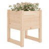 Jardinières 2 pcs 40x40x52,5 cm Bois massif de pin 