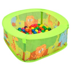 Piscine à balles avec 300 balles pour enfants 75x75x32 cm 