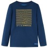 T-shirt enfants manches longues bleu marine 140 