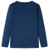 T-shirt enfants manches longues bleu marine 140 