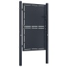 Portail de jardin Acier 100 x 125 cm Anthracite 