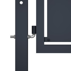 Portail de jardin Acier 100 x 125 cm Anthracite 