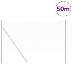 Clôture hexagonale 1x50 m Acier galvanisé 
