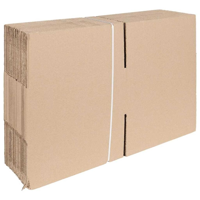 Boîte pliante 50 pcs 30x30x15 cm carton 