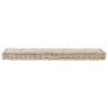 Coussin de plancher de palette Coton 120x40x7 cm Beige 